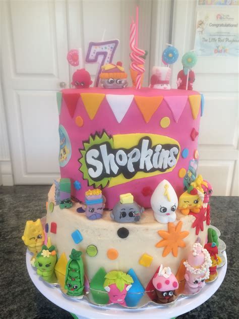 shopkins birthday cake ulang  kue shopkins