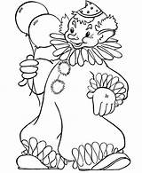 Clown Balloon Holding Coloring Two Beautiful sketch template