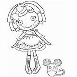 Lalaloopsy Coloring Pages Crumbs Cookie Doll Momjunction Print Cotton Toddler Will sketch template