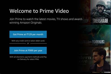 amazon prime video rs  monthly subscription