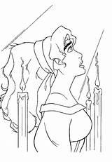 Dame Notre Coloring Hunchback Pages Disney Fun Kids Coloringpages1001 sketch template