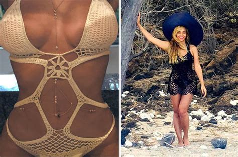 Beyonce Exposes Pin Up Figure In Sexy Swimwear Pics