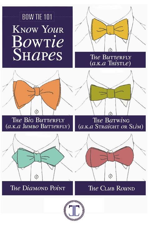 Bowties 101 Part 2 Types Of Bowties Bows Mens Bow