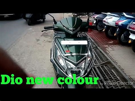 honda dio  model  green colour walkaround youtube