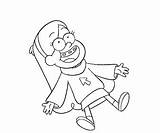 Mabel Pines Coloring Pages Getcolorings Description sketch template