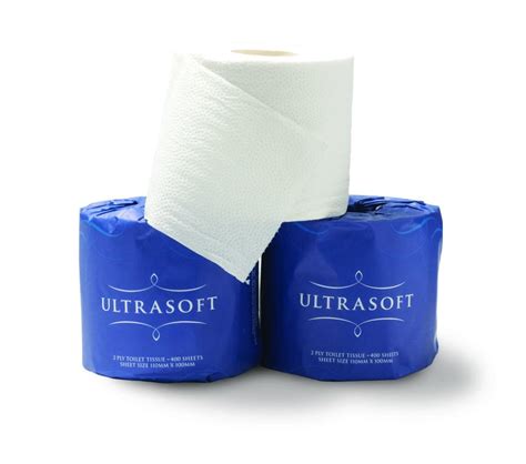 Ultrasoft Toilet Rolls 2 Ply 400 Sheet Wrapped 48 Rolls Available