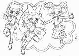 Powerpuff Girls Coloring Pages Power Puff Printable Cute Girl Anime Coloriage Color Bubbles Print Library Clipart Cartoon Getcolorings Choose Board sketch template