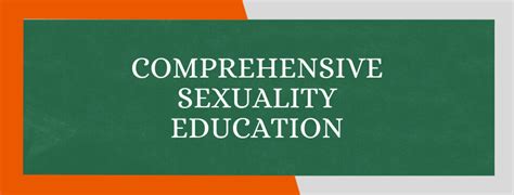 comprehensive sexuality education
