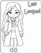 Harry Weasley Lovegood Twins sketch template