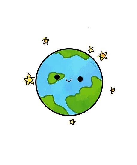 happy cute planet earth posters  stickersandstuff redbubble