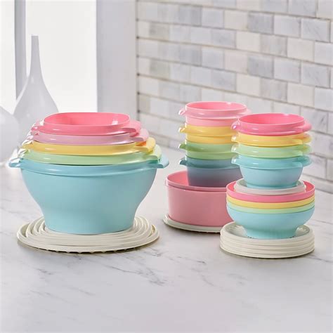 tupperware heritage collection  piece food storage container set