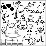 Farm Coloring Animals Pages Animal Printable Pdf Barnyard Adults Barn Kids Book Red Colouring Color Print Getcolorings Awesome Getdrawings Sheets sketch template