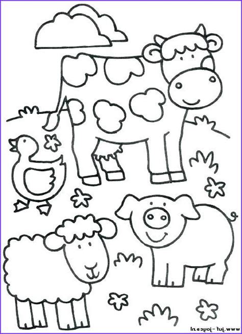 printable farm animal coloring pages  toddlers mayrateaguirre