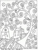Coloring Pages Swirls sketch template