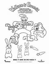 Coloring Pages Gromit Wallace Kids Tintin Colouring Rabbit Getcolorings Adventures sketch template