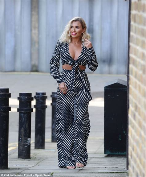 Busty Billie Faiers Shoots Her New Range In London Daily Mail Online