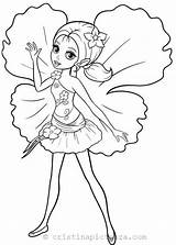 Pollicina Colorat Coloring Thumbelina Zane Planse Fise Colorare Fairy sketch template