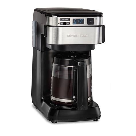 Hamilton Beach 12 Cup Programmable Coffee Maker With Front Fill And Swing