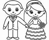 Groom Bride Coloring Pages Sheet Drawing Charming Ages Romantic Getdrawings Getcolorings sketch template