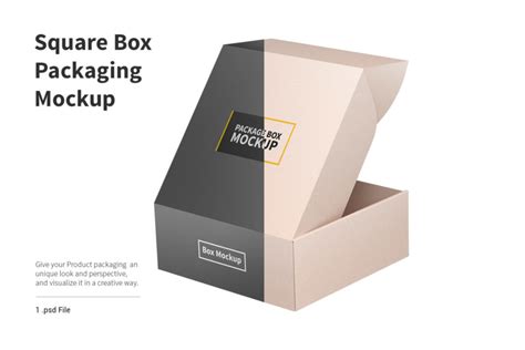 square box packaging mockup shaikerintucom