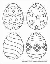 Easter Printable Templates Coloring Drawing Eggs Pages Egg Template Printables Pattern Firstpalette Drawings Kids Worksheets Board Sheets Activities Besuchen Paintingvalley sketch template
