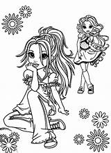 Moxie Coloring Pages Friends Avery Sophina Girlz sketch template