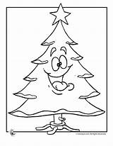 Christmas Tree Coloring Pages Blank Merry Kids Print Santa Crafts Printer Send Button Special Only Use Click Activities Woojr Woo sketch template