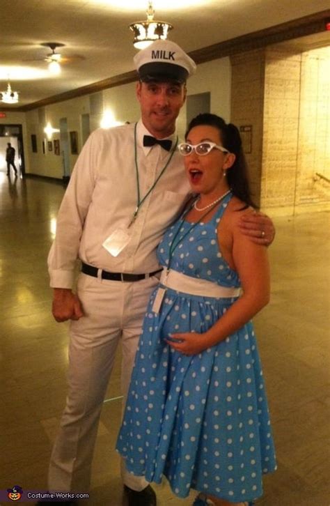 50s Housewife And Milk Man Creative Couples Costume Ideas Popsugar