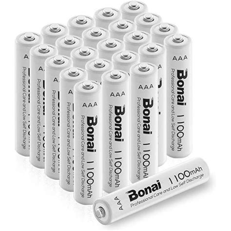 bonai wiederaufladbare aaa batterien batterie test