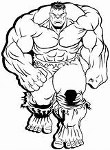 Hulk Colorir Desenhos sketch template