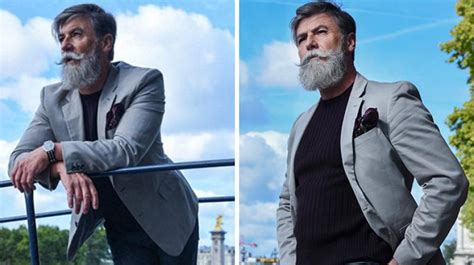60 Year Old Man Becomes Fashion Model By Growing Beard
