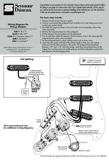 seymour duncan   tele wiring diagram wiring diagram