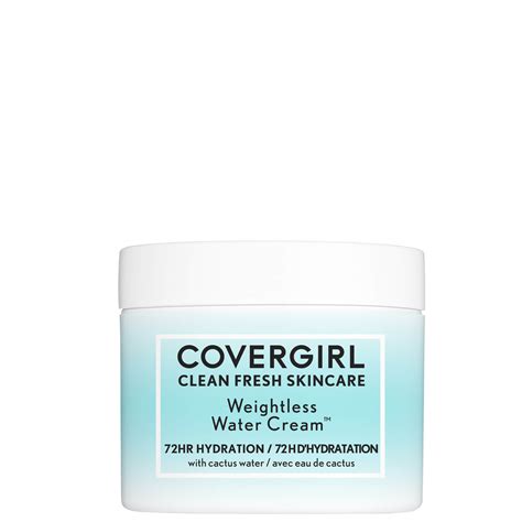 covergirl clean fresh skincare weightless water cream ml modesens