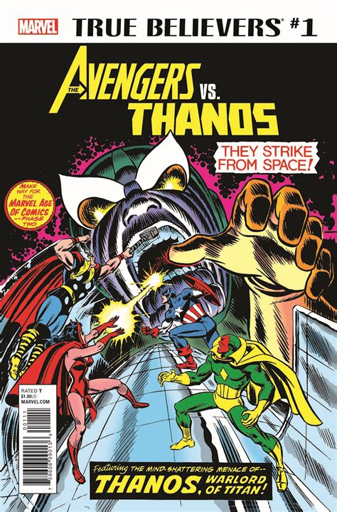 True Believers Avengers Vs Thanos 2018 1 Comics