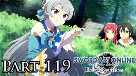 sword art online hollow realization seven s song [part 119 ps4] youtube