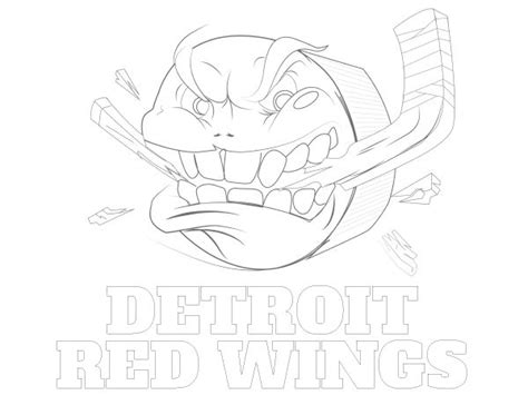printable detroit red wings coloring sheet coloring sheets coloring