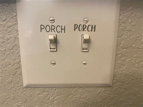 custom light switch labels light switch stickers light etsy