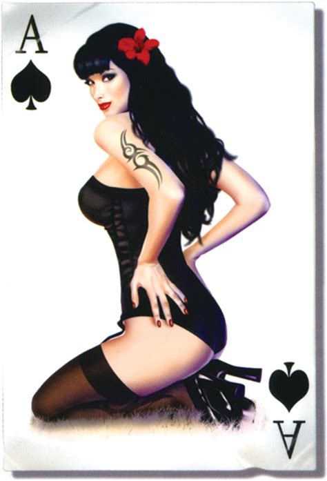 lethal threat ace of spades pin up girl decal 170 454 jandp cycles
