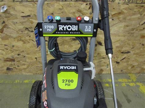 ryobi  psi  gpm gas pressure washer mn home outlet auctions   bid