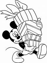 Mickey Mouse Coloring Pages Christmas Learning Through sketch template