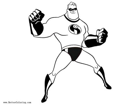 incredibles  coloring pages  incredible  printable coloring pages