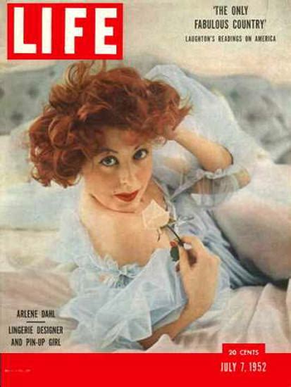 life magazine cover copyright 1952 arlene dahl mad men