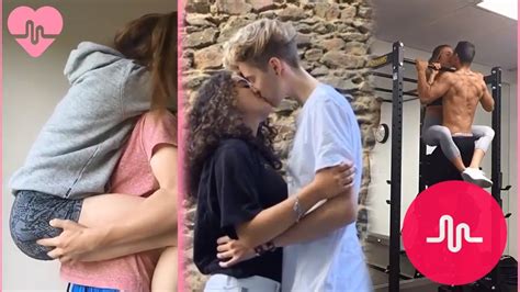 the best couples kiss of musically compilation 2016 kissing couples