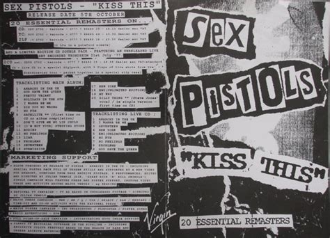 God Save The Sex Pistols Kiss This Promo Press