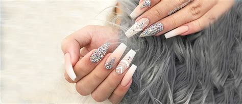 latest shimmer nails designs