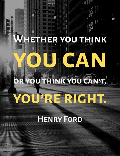 youre  henry ford quote template
