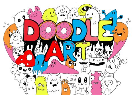 doodling doodle art coloring pages  adults justcolor