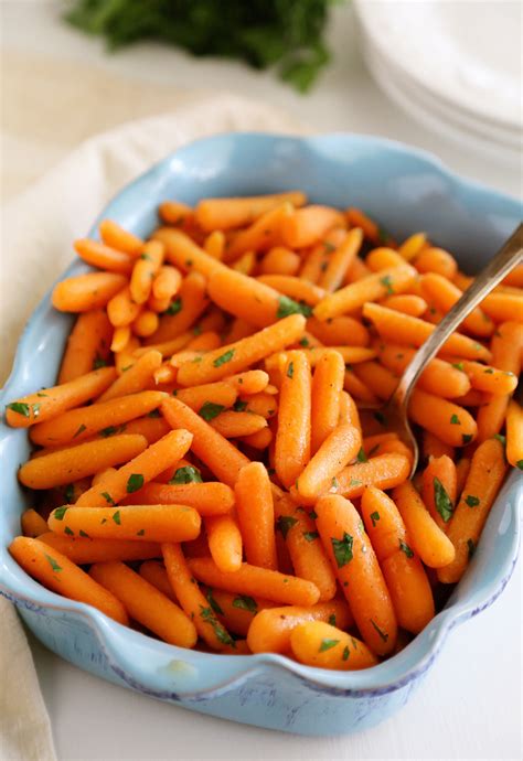 glazed baby carrots baked