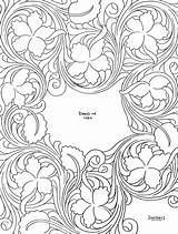 Leather Tooling Pattern Portfolio Gonzales Don Patterns Pack Companion Saddlery Carving Handmade Drawing Jewelry Making Flower Choose Board sketch template