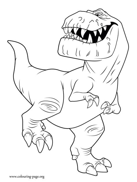 good dinosaur butch coloring page
